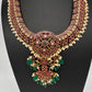 Red Kemp Traitional Short Necklace - 