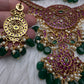 Red Kemp Traitional Short Necklace - 