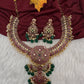 Red Kemp Traitional Short Necklace - 