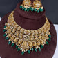 Goddess Lakshmi Neckline Short Necklace - 