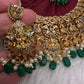 Goddess Lakshmi Neckline Short Necklace - 