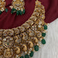 Goddess Lakshmi Neckline Short Necklace - 