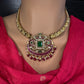 Matte Kempu Kanthi Short Necklace - Red