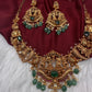Matte Bharat Pattern Short Necklace - 