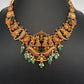 Matte Bharat Pattern Short Necklace - 