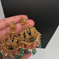 Matte Bharat Pattern Short Necklace - 