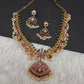 Rice Pearls Guttapusalu Short Necklace - 