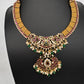 Kemp Antique Matte Finish Short Necklace Set - TJS000912