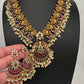 Rice Pearls Kempu Guttapusalu Short Necklace - 