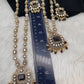 Victorian CZ Amethyst Purple Stone Combo Necklace