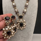 Victorian Moissanite Purple Moissanite Short Necklace