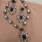 Victorian Moissanite Purple Moissanite Short Necklace