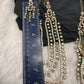 Multi Layer Teen Lada  Victorian Color Stone Statement Necklace - MintGreen