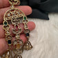 Moissanite Multi Layer Statement Victorian Color Stone Necklace - Multi