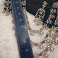 Moissanite Multi Layer Statement Victorian Color Stone Necklace - Multi