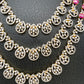 AD Ruby Pink Stone Multi Layer Long Necklace