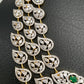 AD Emerald Green Stone Multi Layer Teen Lada Short Necklace