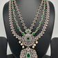 AD Emerald Green Multi Layer Short Necklace