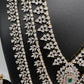 AD Diamond Finish Emerald Green Teen Lada Long  Necklace