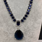 Blue Sapphire Short Necklace