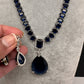Blue Sapphire Short Necklace