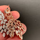 Rose Gold AD Leaf Necklace