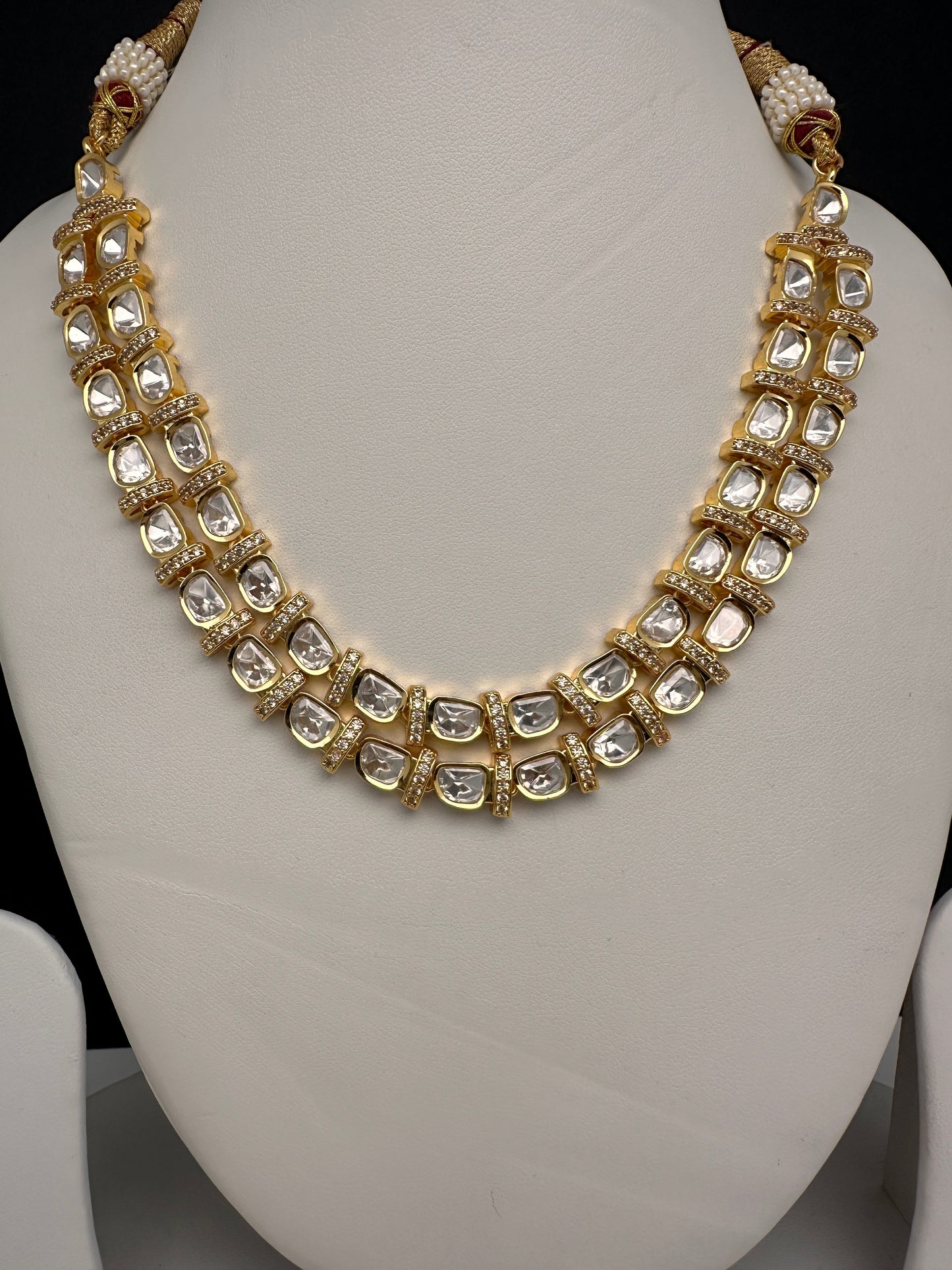 Moissanite Clear Stone Short Necklace