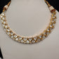 Moissanite Clear Stone Dainty Short Necklace
