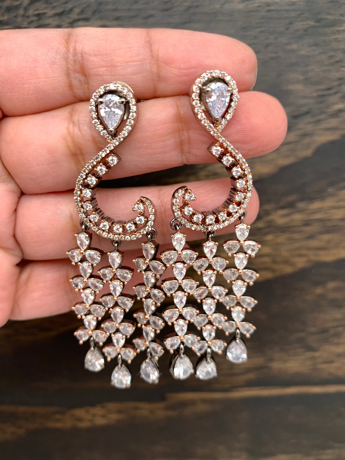 AD Danglers inDual Polish in  Victorian and Silver