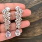 AD Earrings Dual Polish in  Victorian and Silver