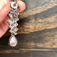 AD Earrings Dual Polish in  Victorian and Silver