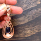AD Earrings with Blue Stone in Dual Tone Polish