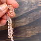 AD Earrings with Dual Tone Polish