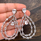 AD Earrings with Dual Tone Polish