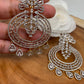 AD Floral Pattern Earrings