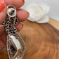 Moissanite Blue Stone Silver Polish Earrings