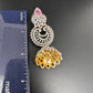 AD Ruby Red Stone Earrings