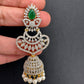 AD Emerald Green Stone Earrings