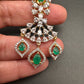 AD Emerald Green Stone Earrings