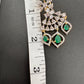 AD Emerald Green Stone Earrings