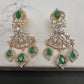 AD Emerald Green Stone Earrings