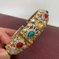 Kundan Navratan Stone Openable Kada