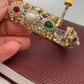 Kundan Navratan Stone Openable Kada