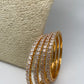 Golden CZ Bangles
