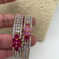 AD Red Stone Bangles