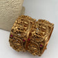 Goddess Lakshmi Ganesha Nakshi Openable Broad Bangle