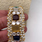 Cluster Pearl Multi Stone Kundan Openable Kada
