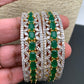 AD Green Stone Bangles