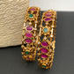 Matte Multi Stone Bangles