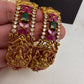 Goddess lakshmi Matte Multi Stone Bangles